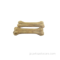 不滅のペットチューおもちゃの骨シリコン犬の骨